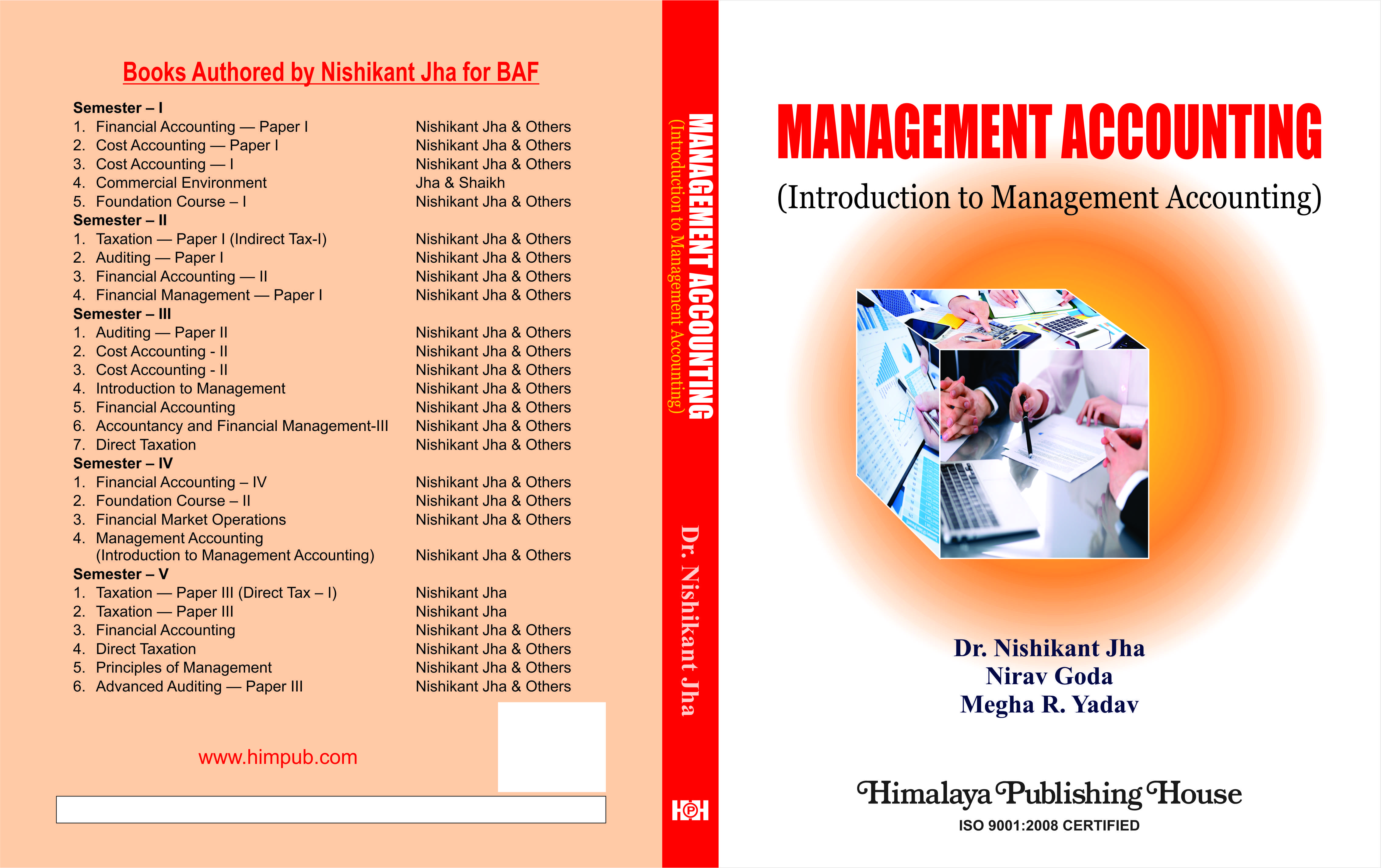 Introduction to Management Accounting 2017-18